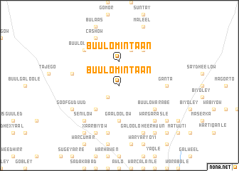 map of Buulo Mintaan