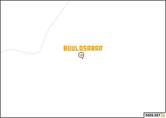 map of Buulo Sabar