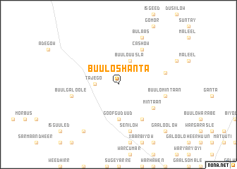 map of Buulo Shanta