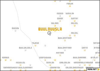 map of Buulo Uusla