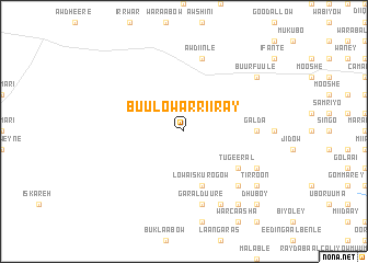 map of Buulo Warriiray