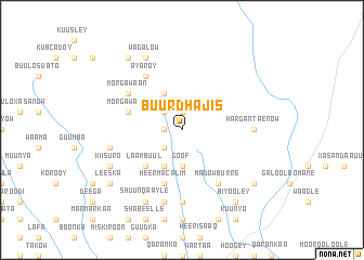 map of Buur Dhajis