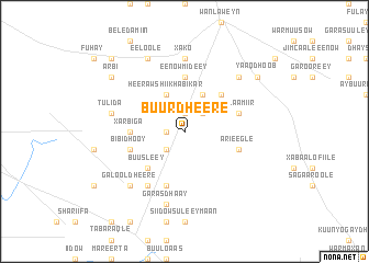 map of Buur Dheere