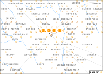 map of Buurhakaba