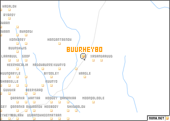 map of Buur Heybo