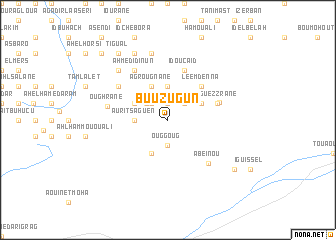 map of Bu Uzugun