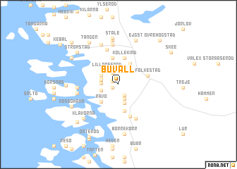 map of Buvall