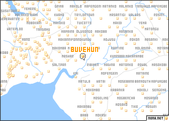 map of Buvehun