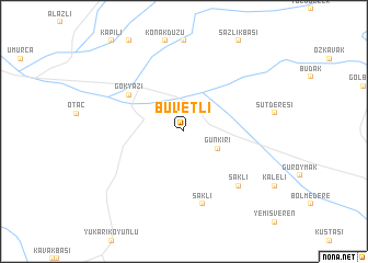 map of Büvetli