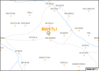 map of Büvetli