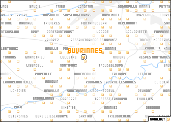 map of Buvrinnes