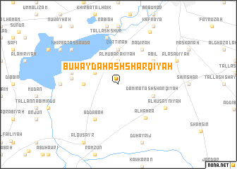 map of Buwayḑah ash Sharqīyah