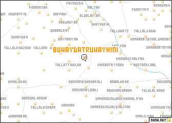 map of Buwayḑat Ruwayḩīnī