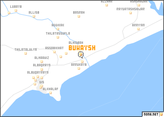 map of Buwaysh