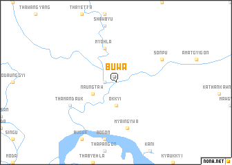 map of Buwa