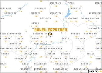 map of Buweiler-Rathen