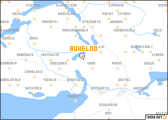 map of Buwełno