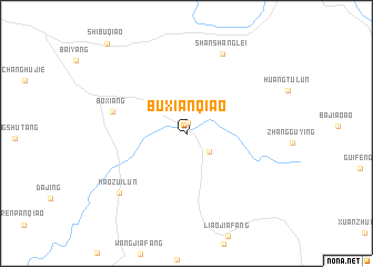 map of Buxianqiao