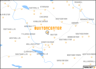 map of Buxton Center