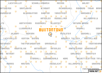 map of Buxton Town