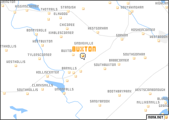 map of Buxton