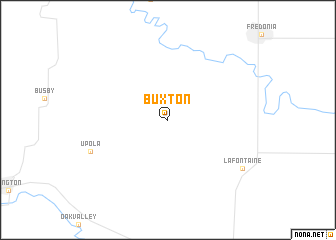 map of Buxton