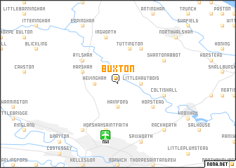 map of Buxton