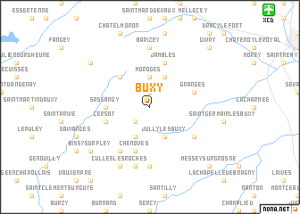 map of Buxy