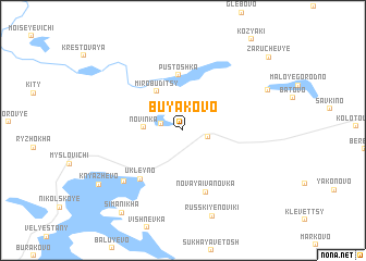 map of Buyakovo