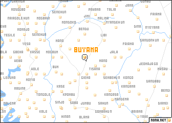 map of Buyama