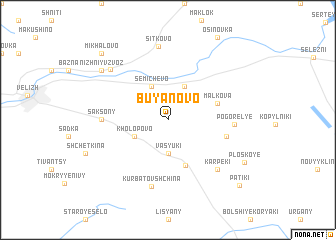 map of Buyanovo