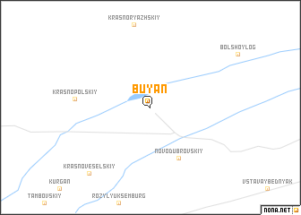 map of Buyan