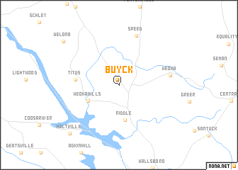 map of Buyck