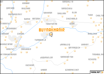 map of Buynak-Manir