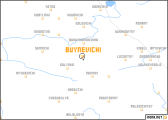 map of Buynevichi