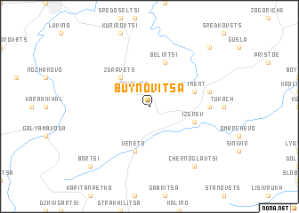 map of Buynovitsa