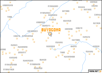 map of Buyogoma