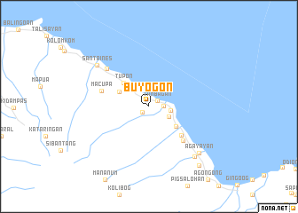 map of Buyogon