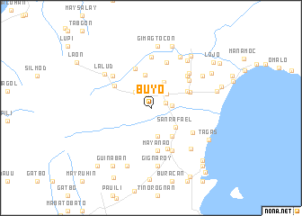 map of Buyo