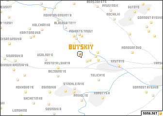 map of Buyskiy