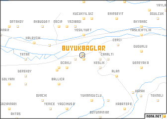 map of Büyükbağlar