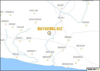 map of Büyükbelkiz