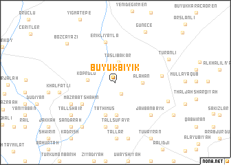 map of Büyükbıyık