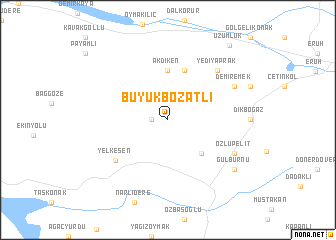 map of Büyükbozatlı