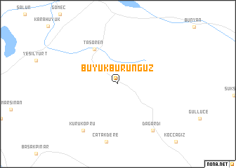 map of Büyükbürüngüz