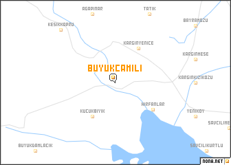 map of Büyükcamili