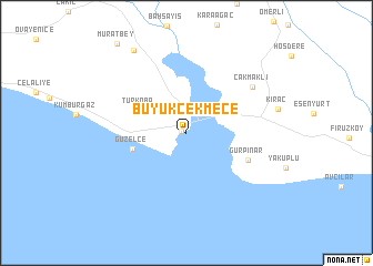 map of Büyükçekmece