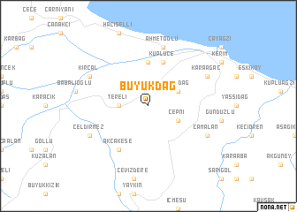 map of Büyükdağ