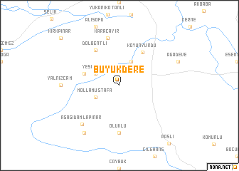 map of Büyükdere