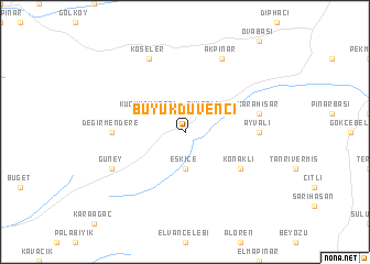 map of Büyükdüvenci